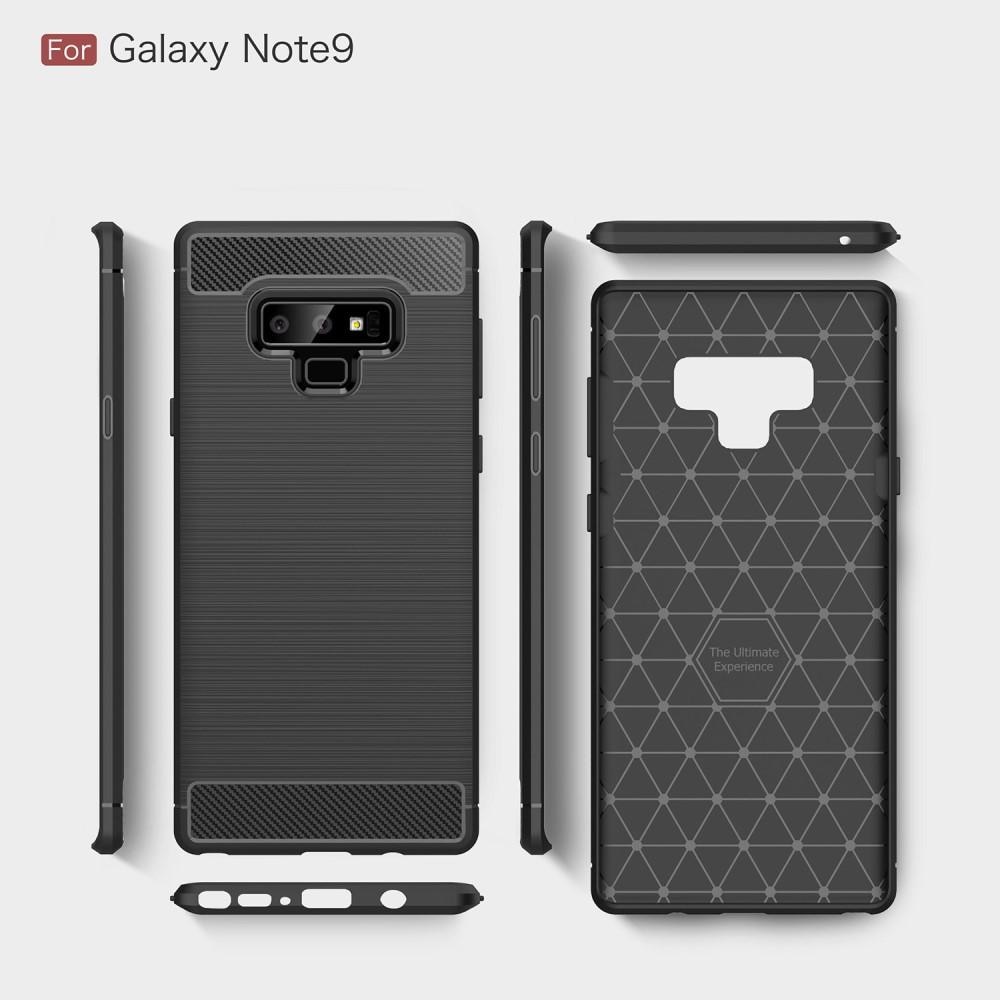 Brushed TPU Case Samsung Galaxy Note 9 Zwart