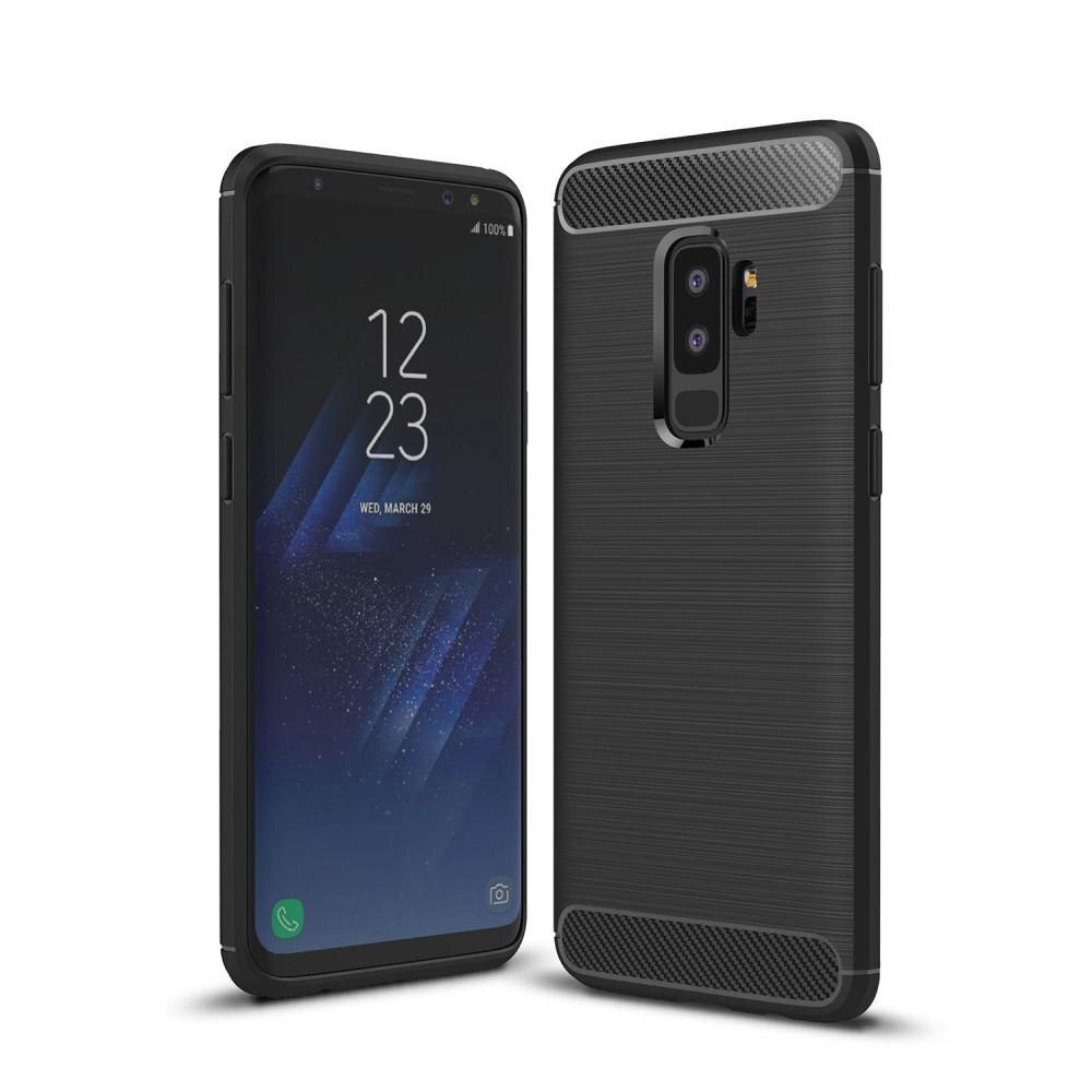 Brushed TPU Case Samsung Galaxy S9 Plus Zwart