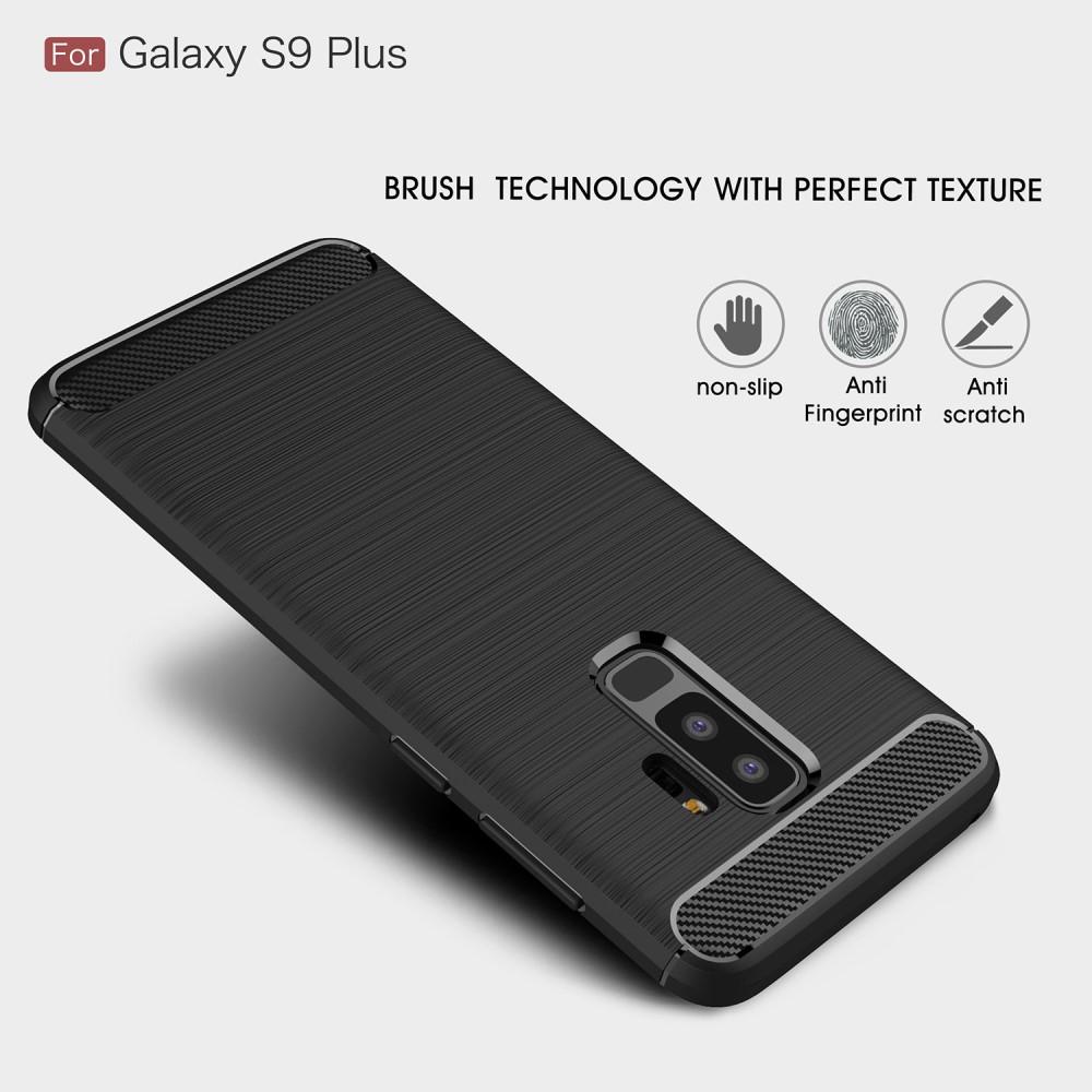 Brushed TPU Case Samsung Galaxy S9 Plus Zwart