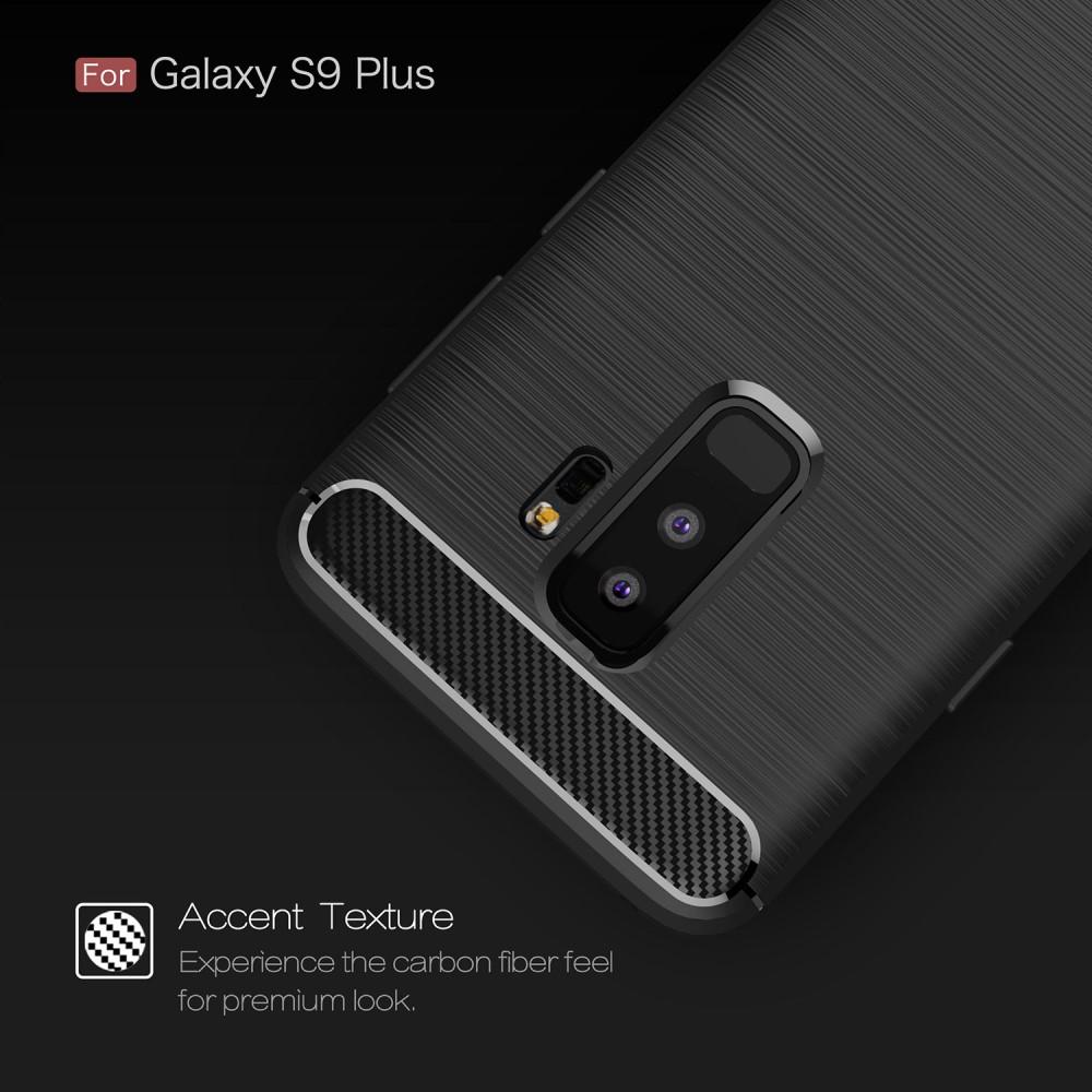 Brushed TPU Case Samsung Galaxy S9 Plus Zwart