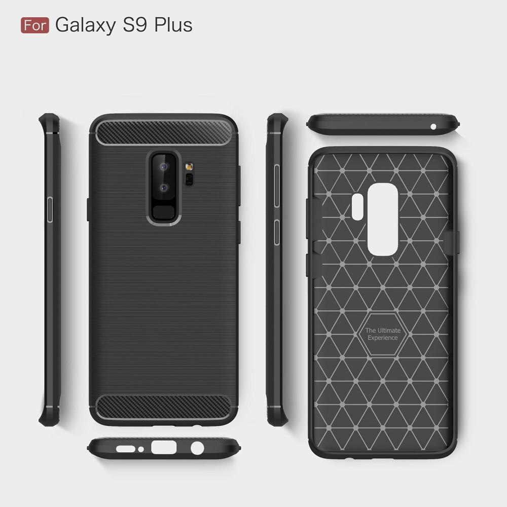 Brushed TPU Case Samsung Galaxy S9 Plus Zwart