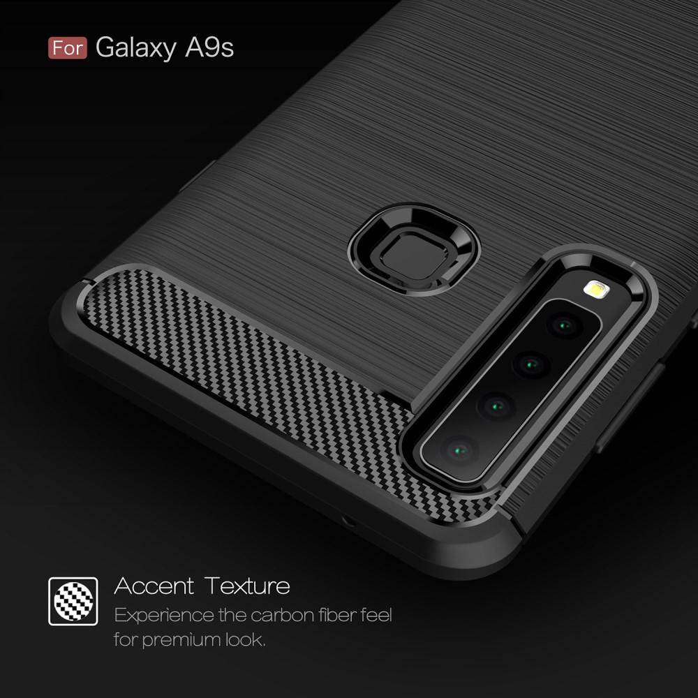 Brushed TPU Case Samsung Galaxy A9 2018 Zwart