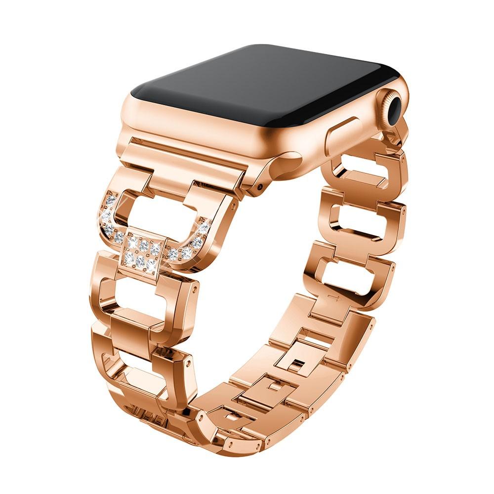 Apple Watch Ultra 49mm Rhinestone Bracelet Rose Gold