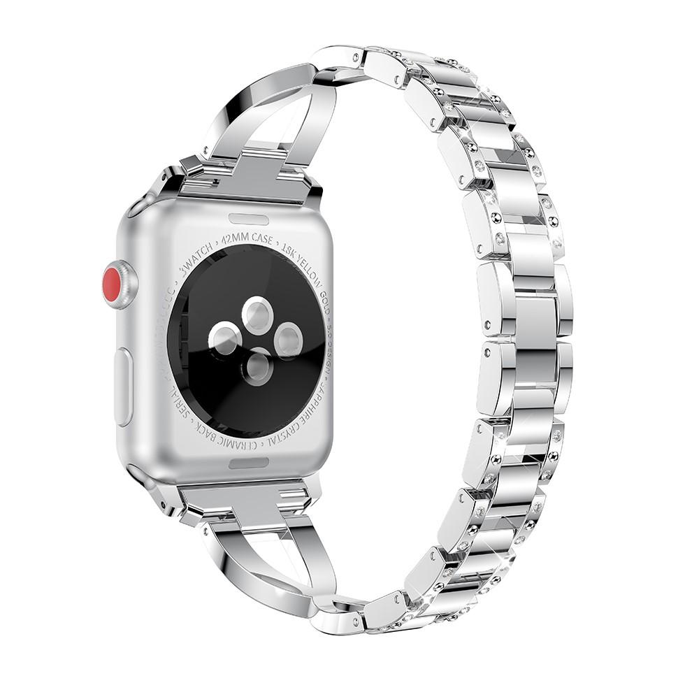 Apple Watch 41mm Series 7 Crystal Bracelet zilver