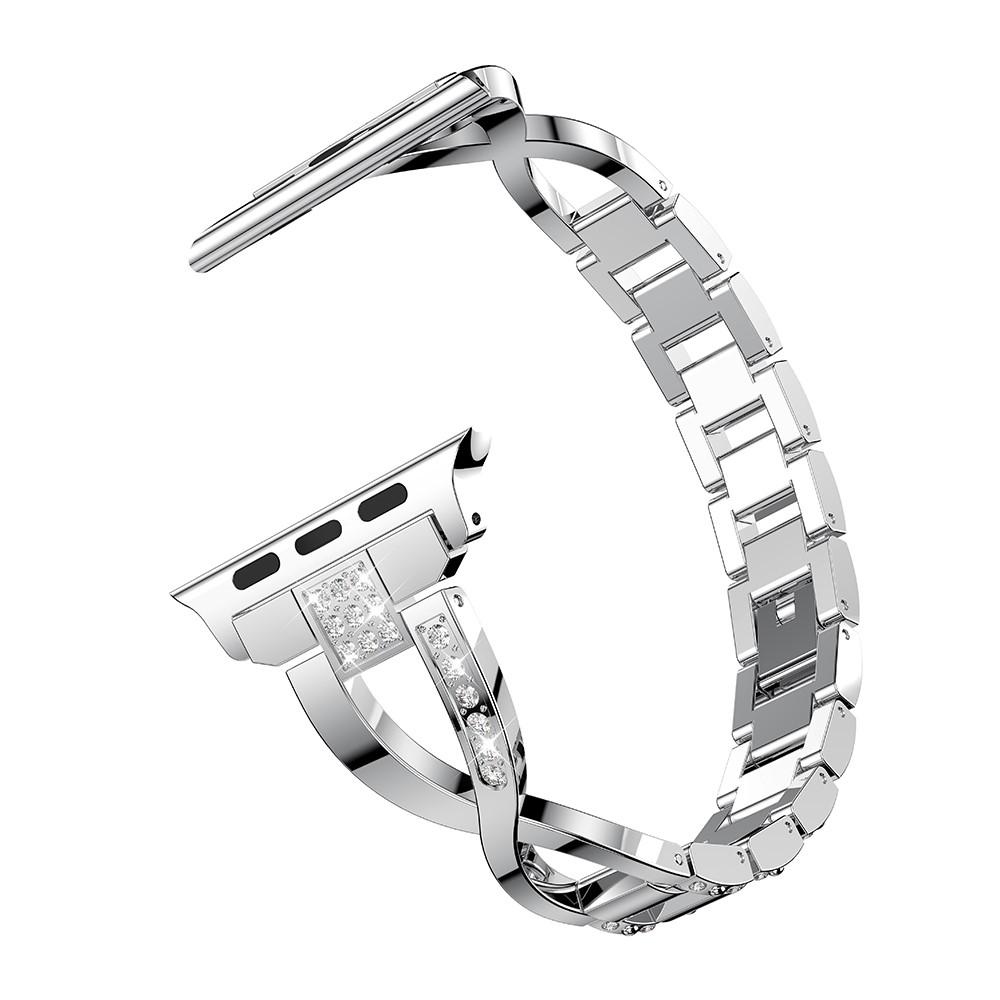 Apple Watch 41mm Series 7 Crystal Bracelet zilver