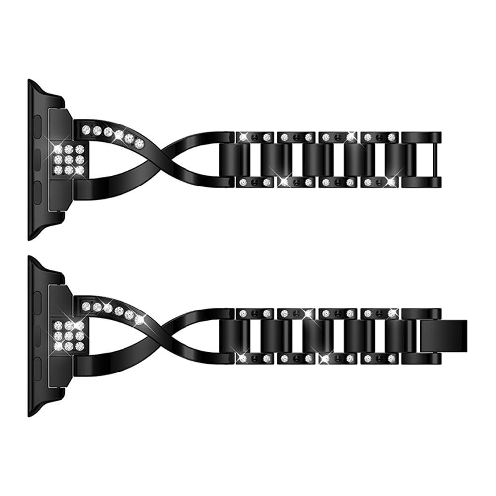 Apple Watch Series 8 45mm Crystal Bracelet Zwart