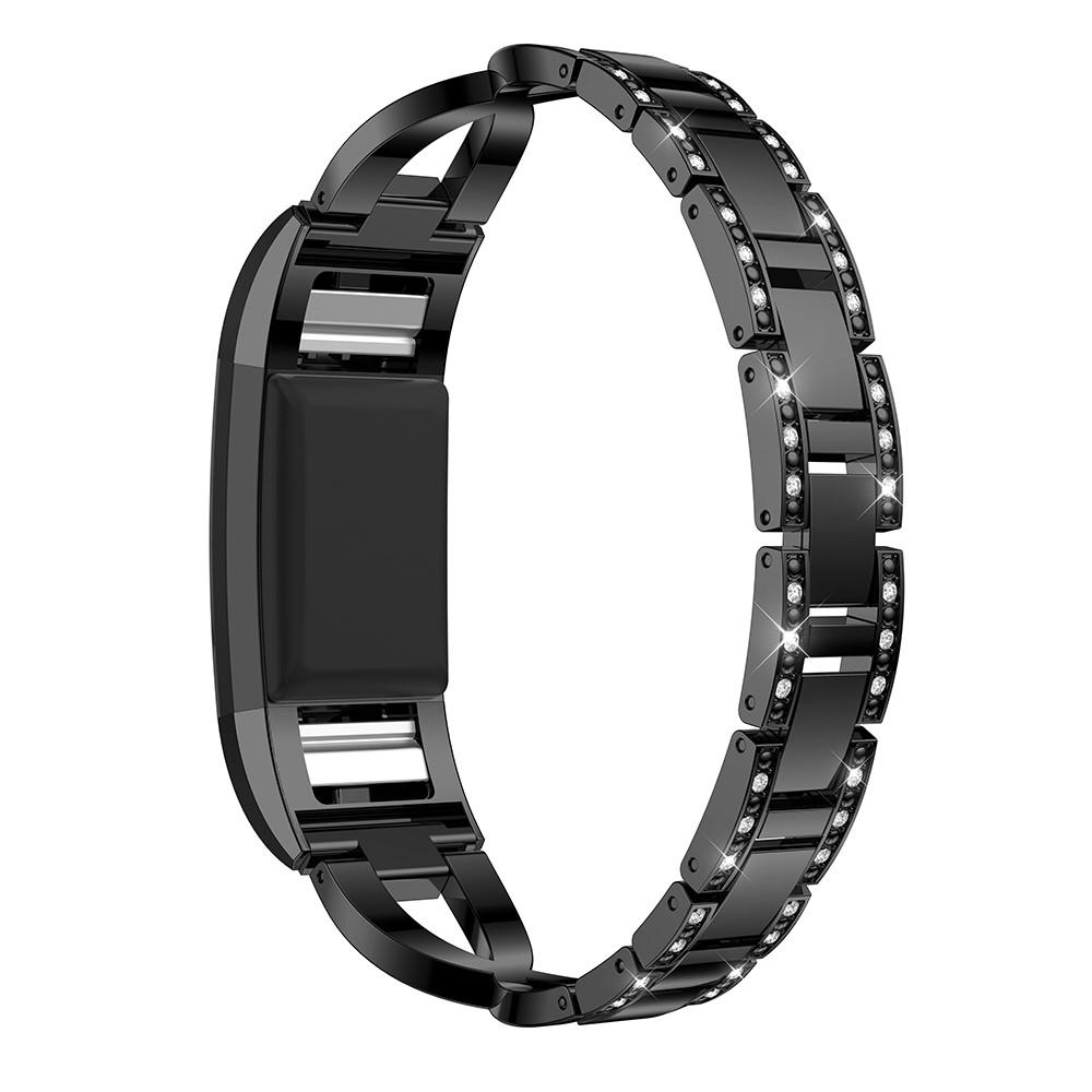 Fitbit Charge 2 Crystal Bracelet Zwart