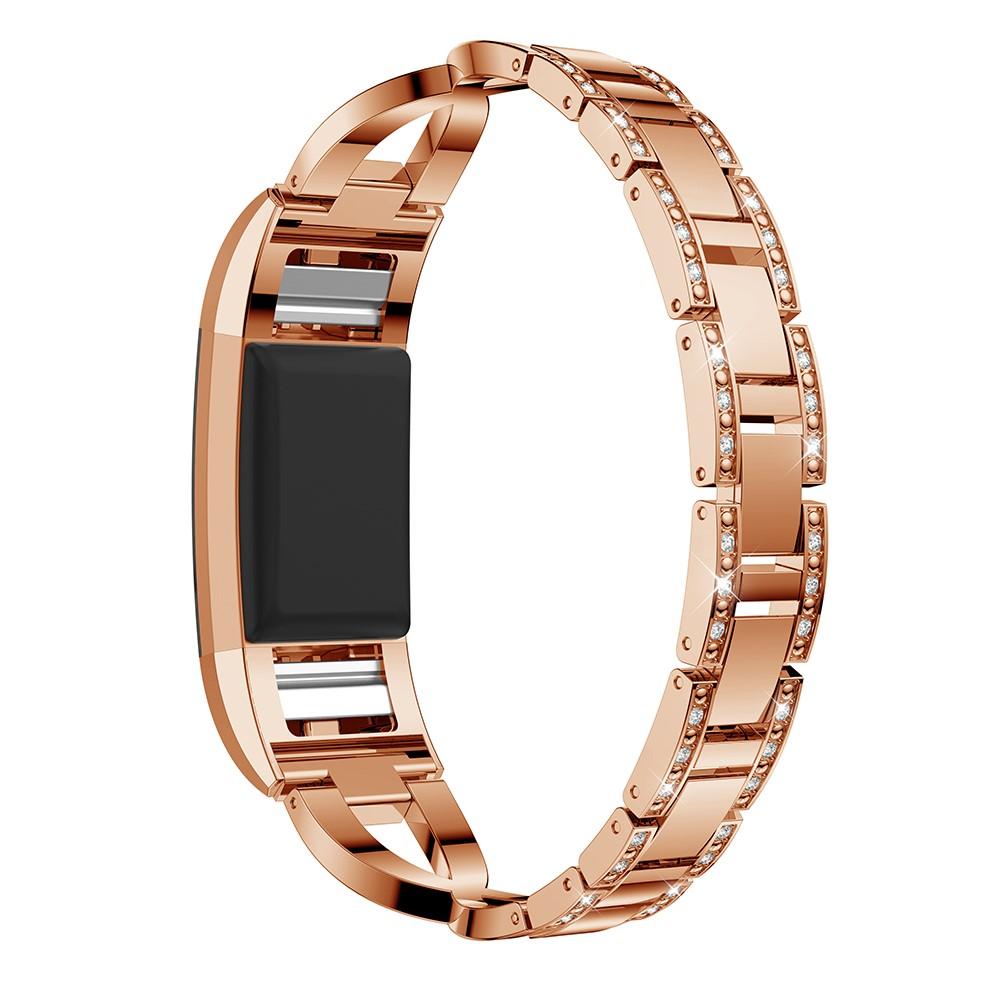 Fitbit Charge 2 Crystal Bracelet Rose Gold