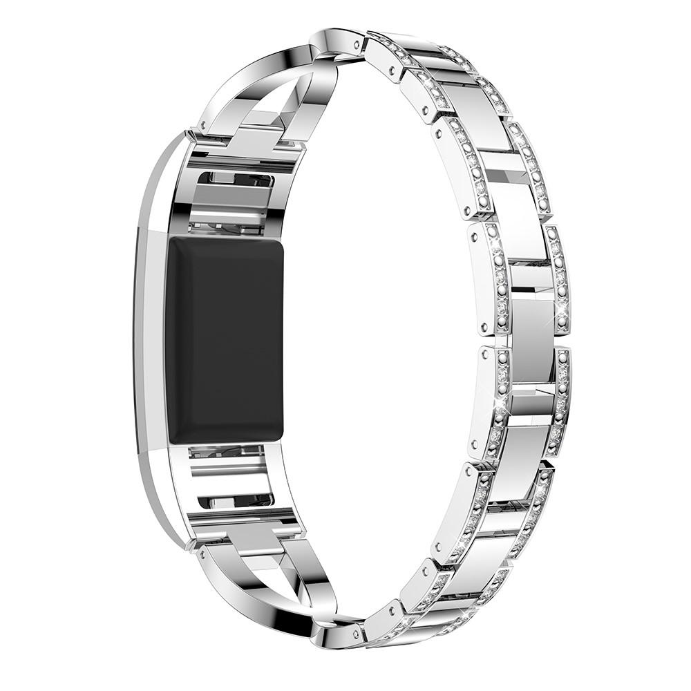 Fitbit Charge 2 Crystal Bracelet Zilver