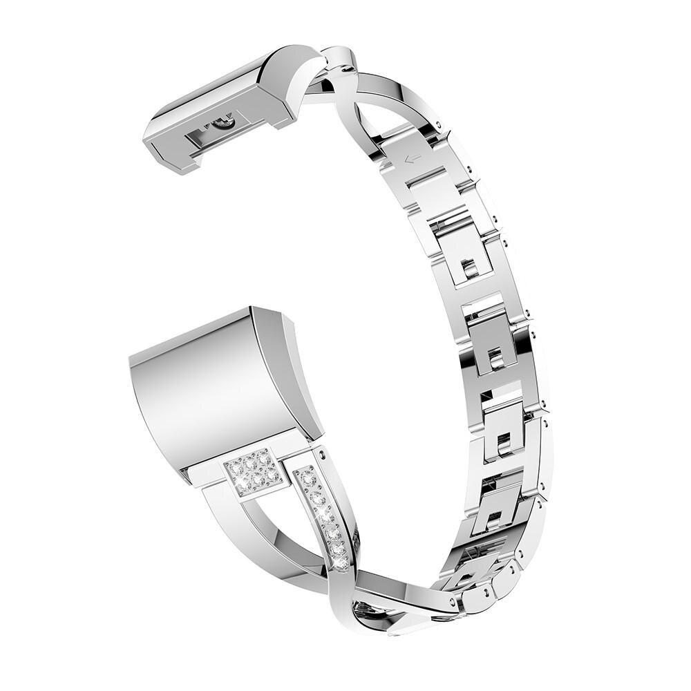 Fitbit Charge 2 Crystal Bracelet Zilver