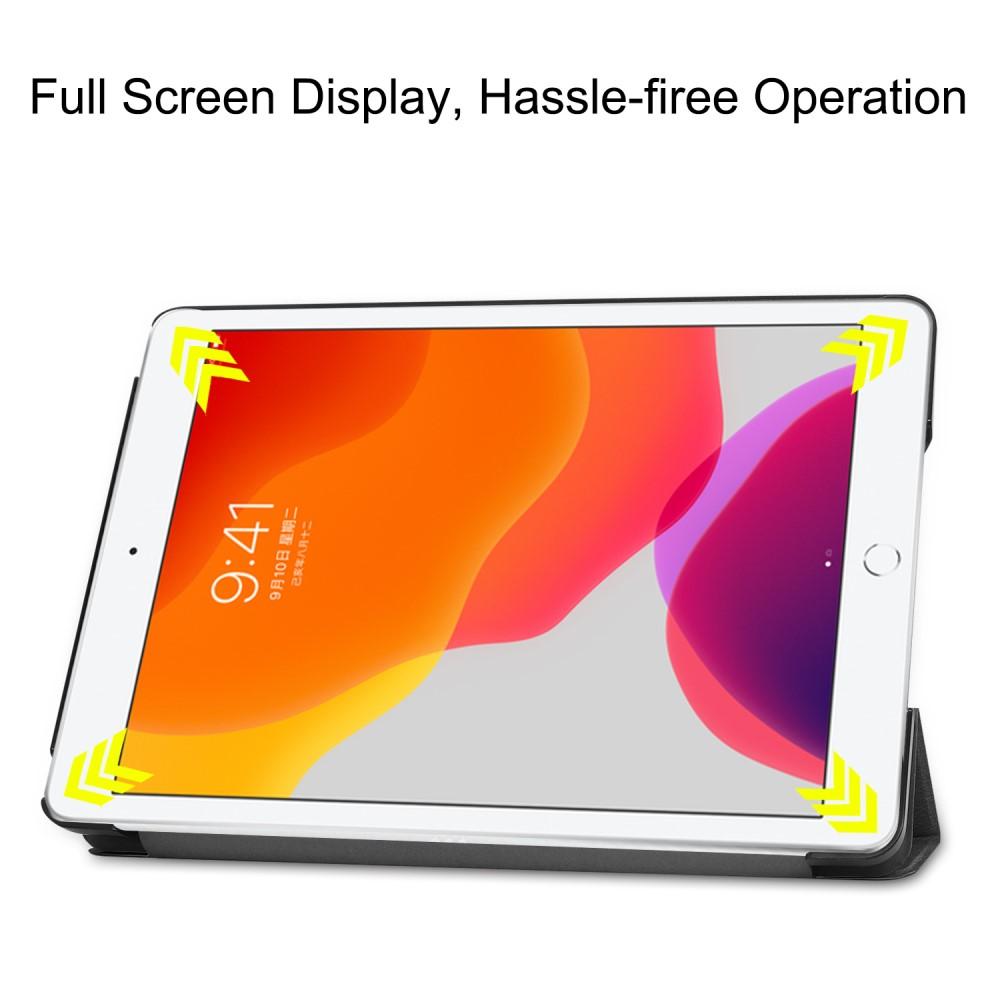 iPad 10.2 7th Gen (2019) Tri-fold Hoesje zwart