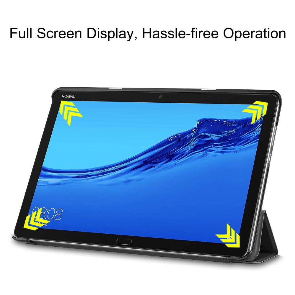 Huawei Mediapad M5 Lite 10 Tri-fold Hoesje Zwart