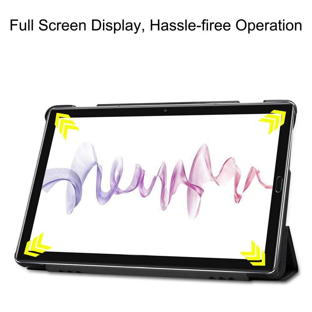 Huawei Mediapad M6 10 Tri-fold Hoesje Zwart