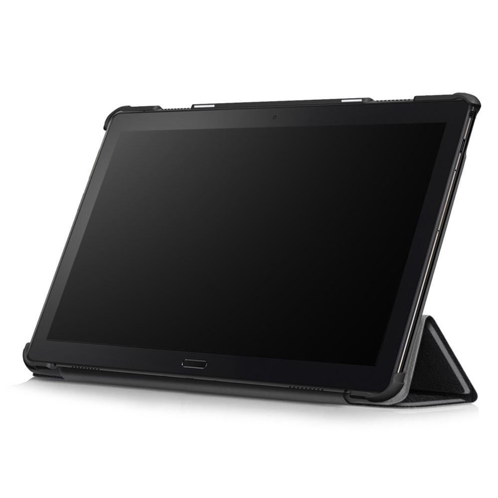 Lenovo Tab P10 Tri-fold Hoesje Zwart