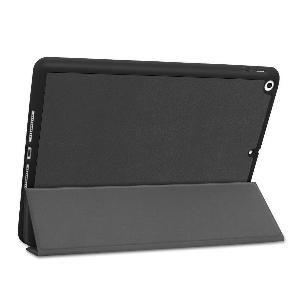 iPad 10.2 7th Gen (2019) Tri-fold Hoesje met Penhouder zwart