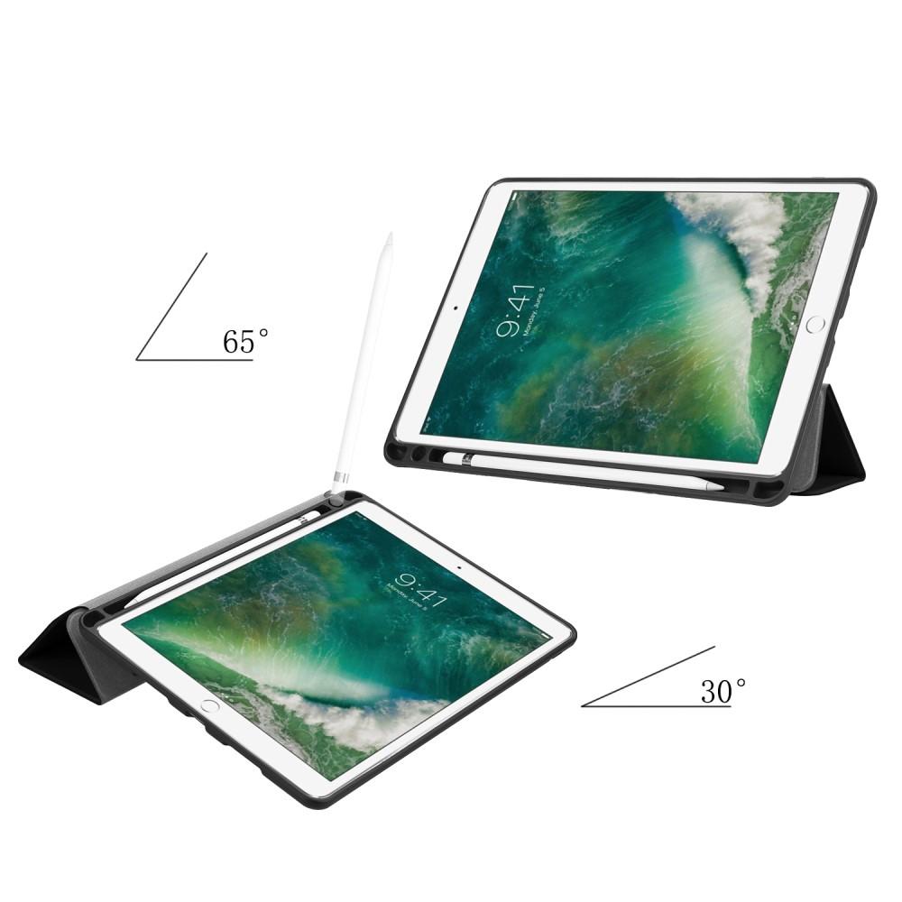 iPad Pro 10.5 2nd Gen (2017) Tri-fold Hoesje met Penhouder zwart