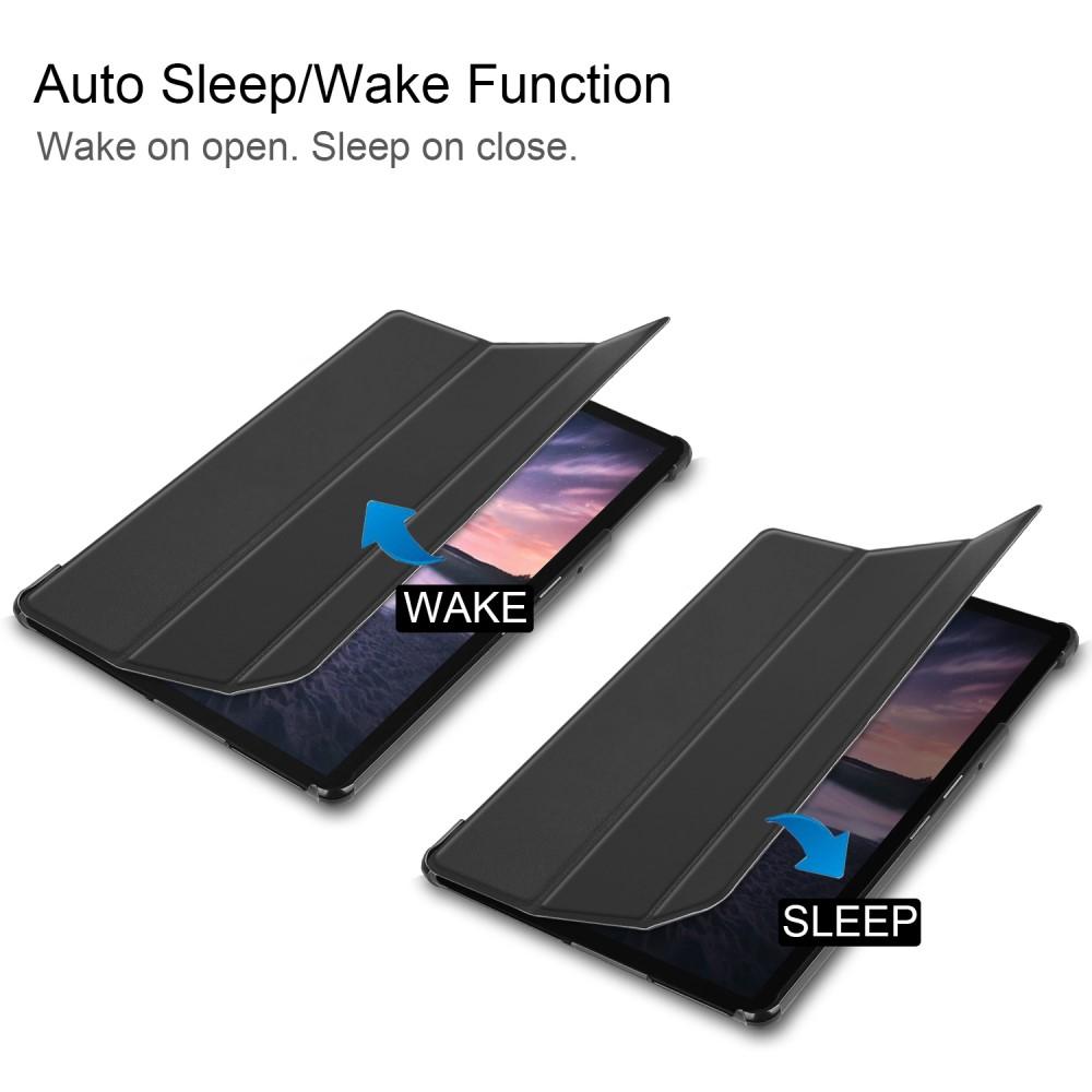 Samsung Galaxy Tab S4 Tri-fold Hoesje Zwart