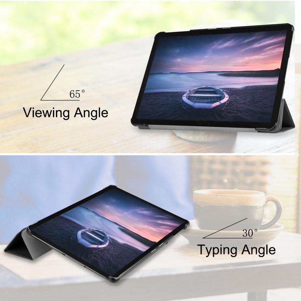 Samsung Galaxy Tab S4 Tri-fold Hoesje Zwart