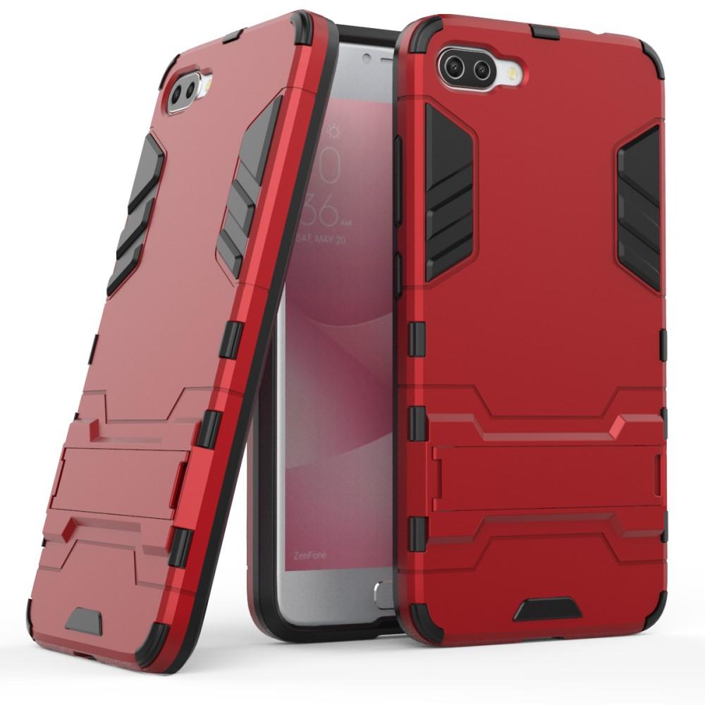 Asus ZenFone 4 Max 5.5 Hybride hoesje Tech Rood Zwart