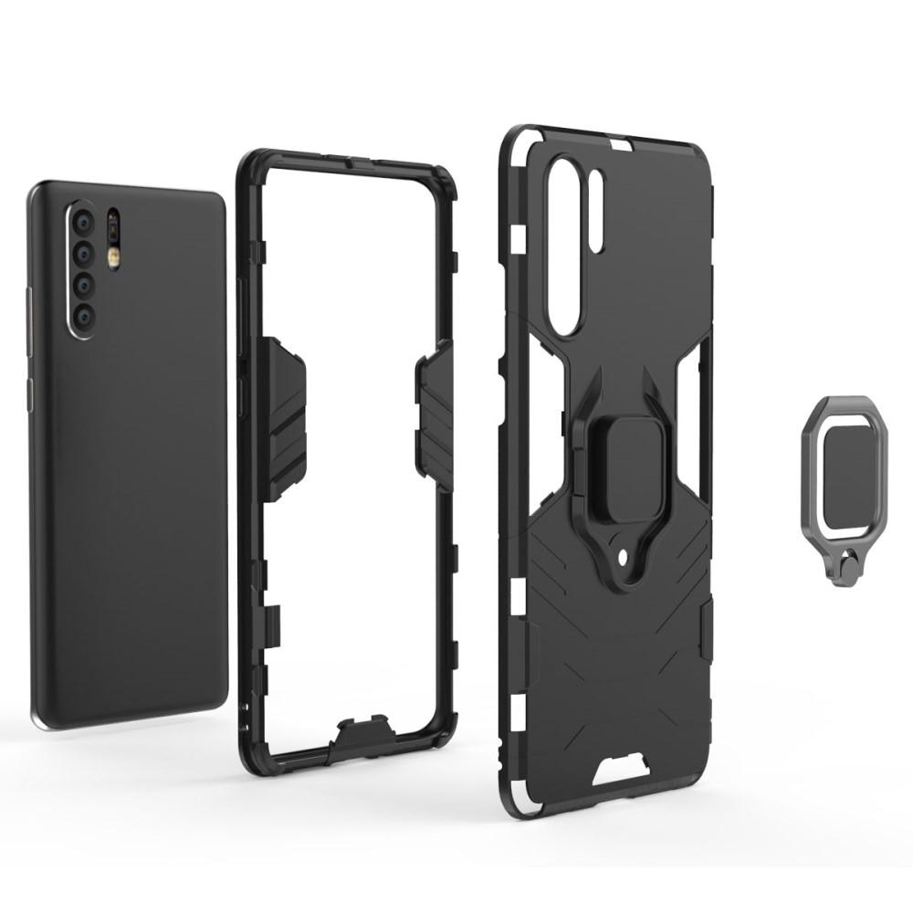 Huawei P30 Pro Hybridcase Tech Ring Zwart