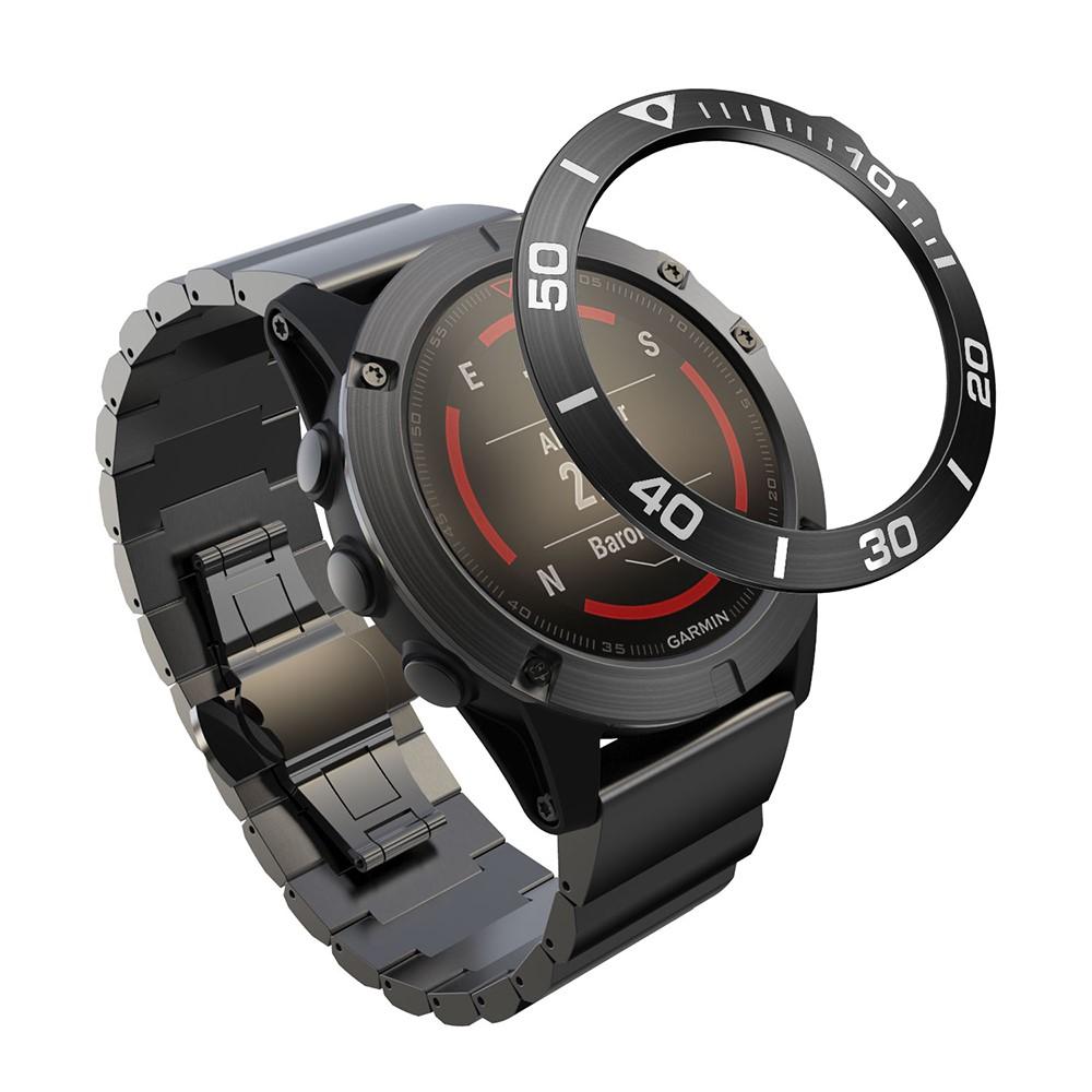 Garmin Fenix 5X/5X Plus Bezel Ring Zwart