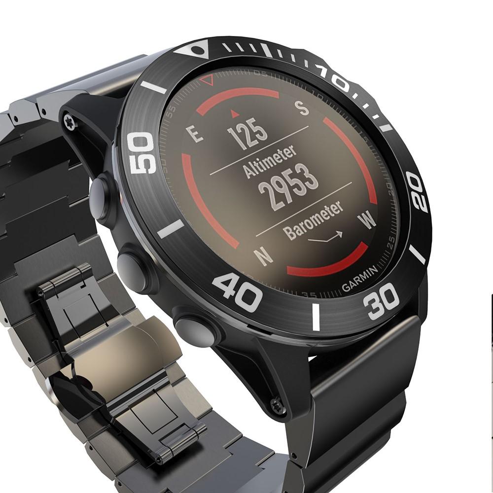 Garmin Fenix 5X/5X Plus Bezel Ring Zwart