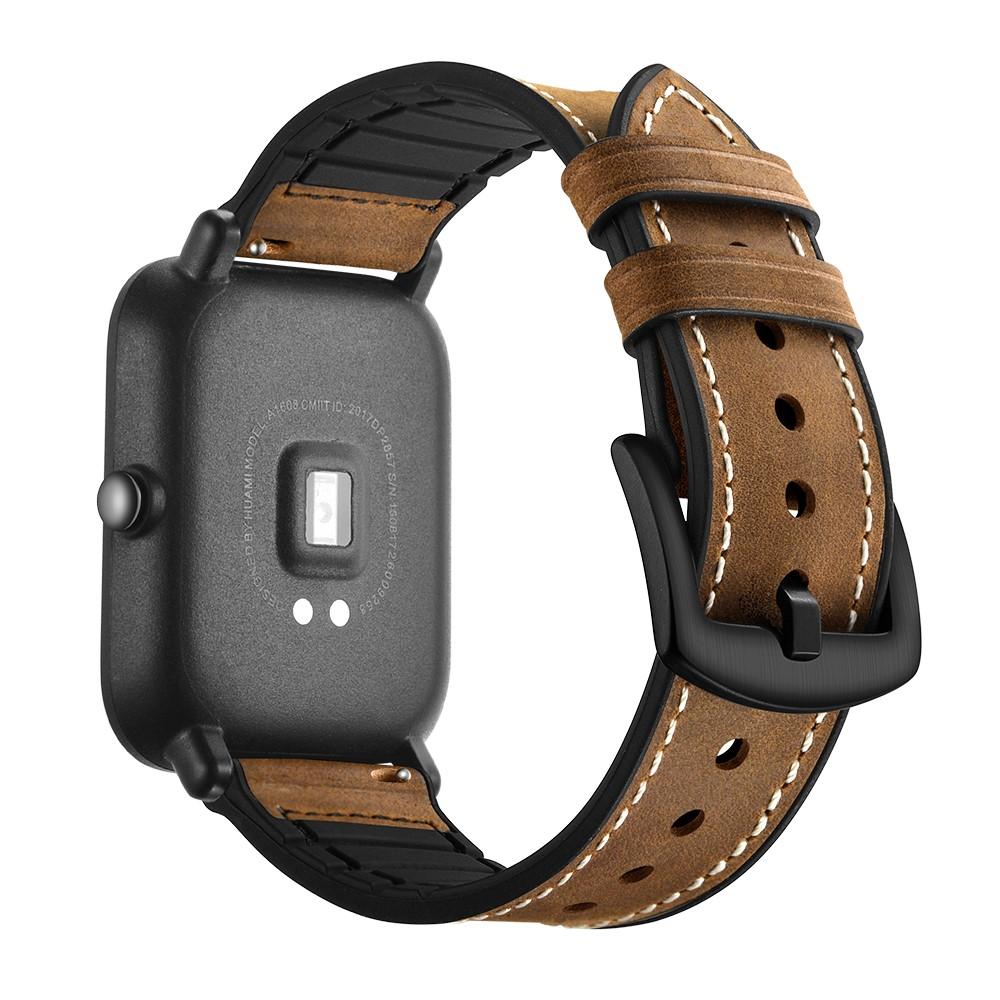 Xiaomi Amazfit GTS Premium Leren bandje Bruin