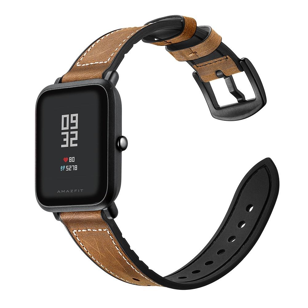 Xiaomi Amazfit GTS Premium Leren bandje Bruin