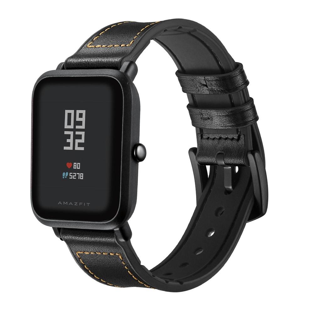 Xiaomi Amazfit GTS Premium Leren bandje Zwart