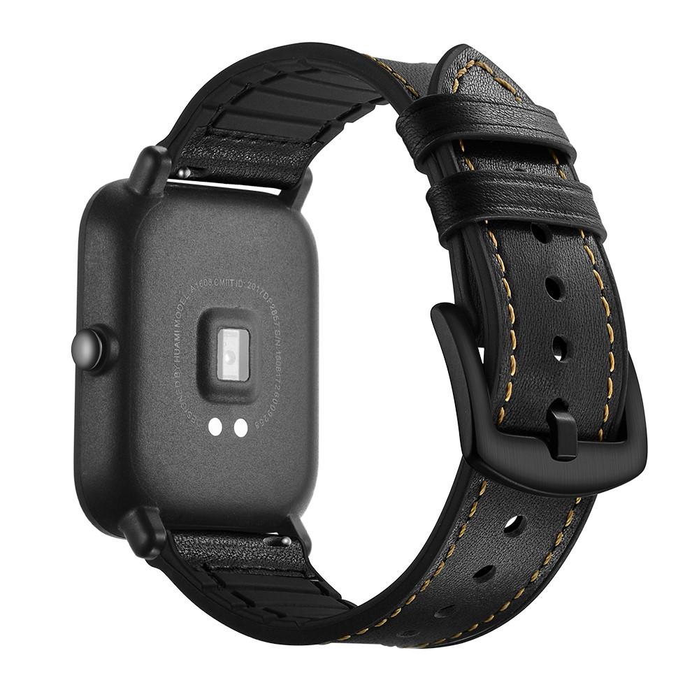 Xiaomi Amazfit GTS Premium Leren bandje Zwart