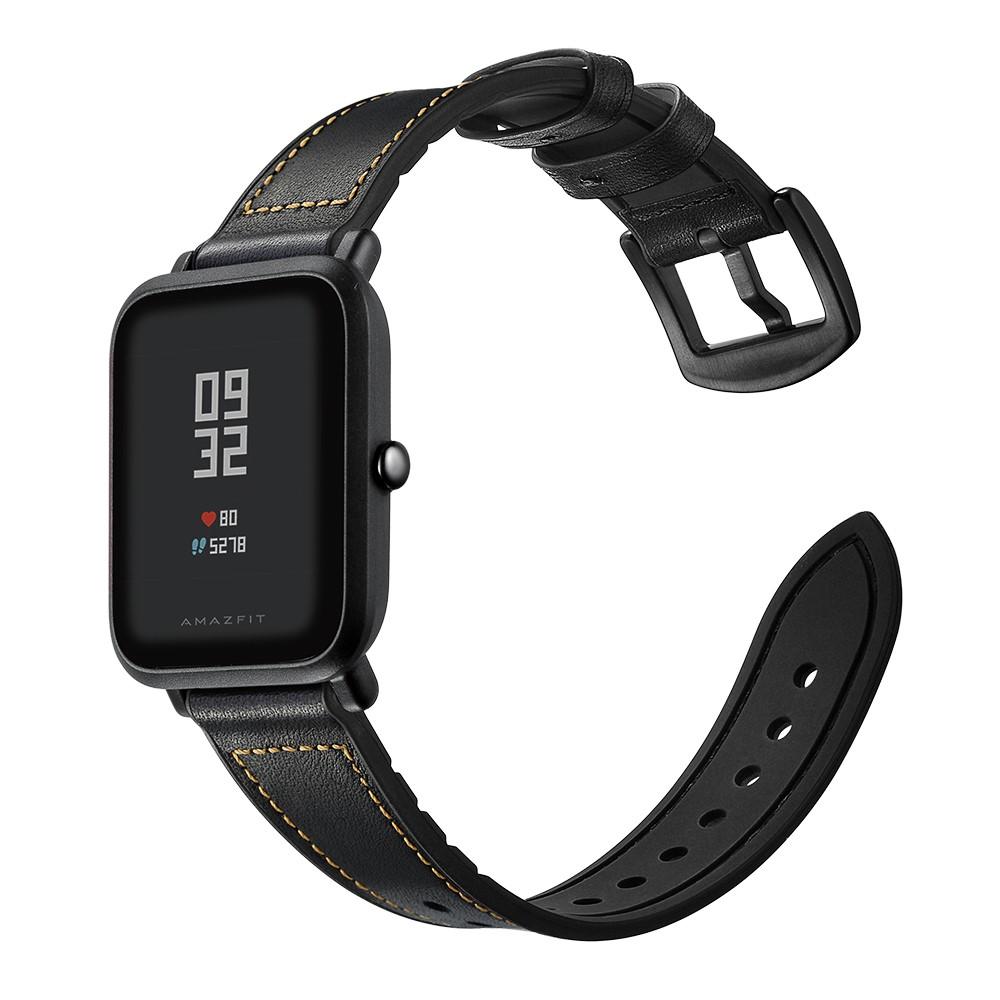 Xiaomi Amazfit GTS Premium Leren bandje Zwart