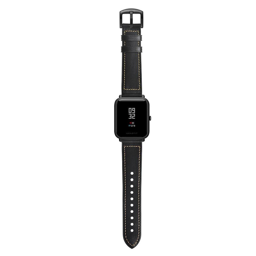 Xiaomi Amazfit GTS Premium Leren bandje Zwart