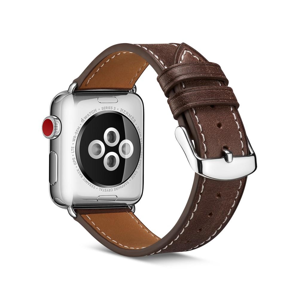 Apple Watch 38mm Leren bandje bruin