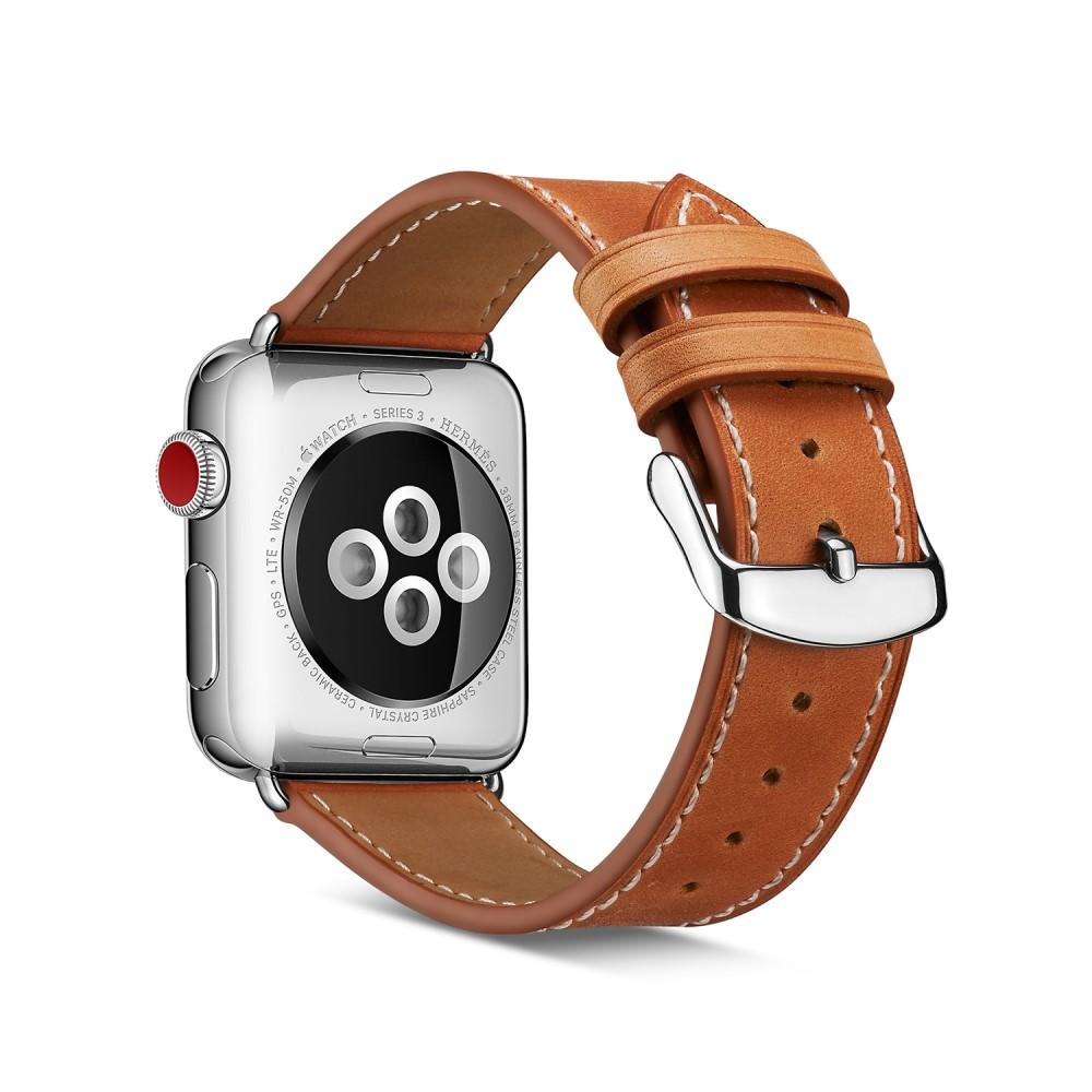 Apple Watch 38mm Leren bandje cognac