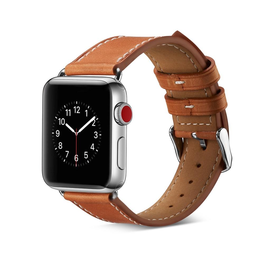 Apple Watch 40mm Leren bandje cognac