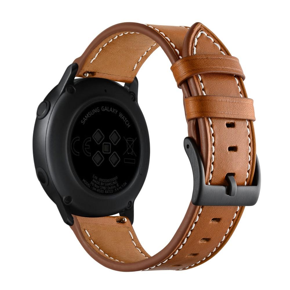 Samsung Galaxy Watch 42mm Leren bandje cognac