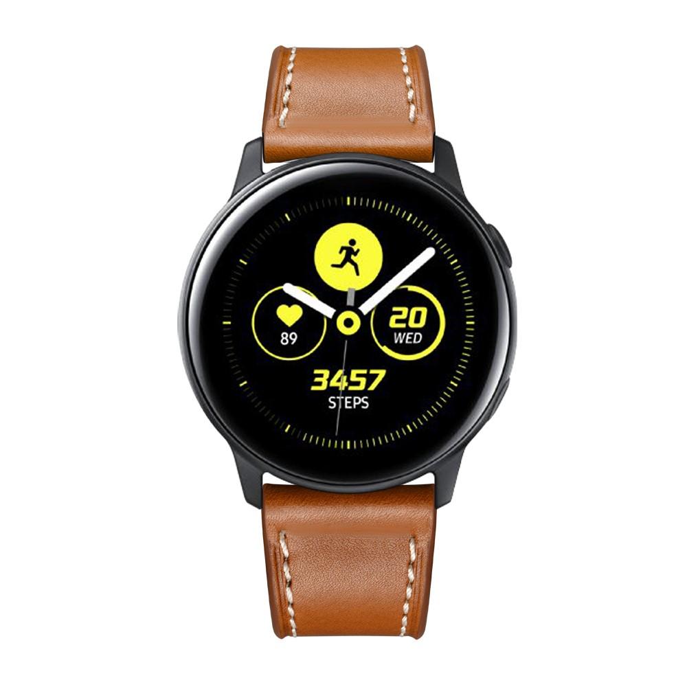 Samsung Galaxy Watch 42mm Leren bandje cognac