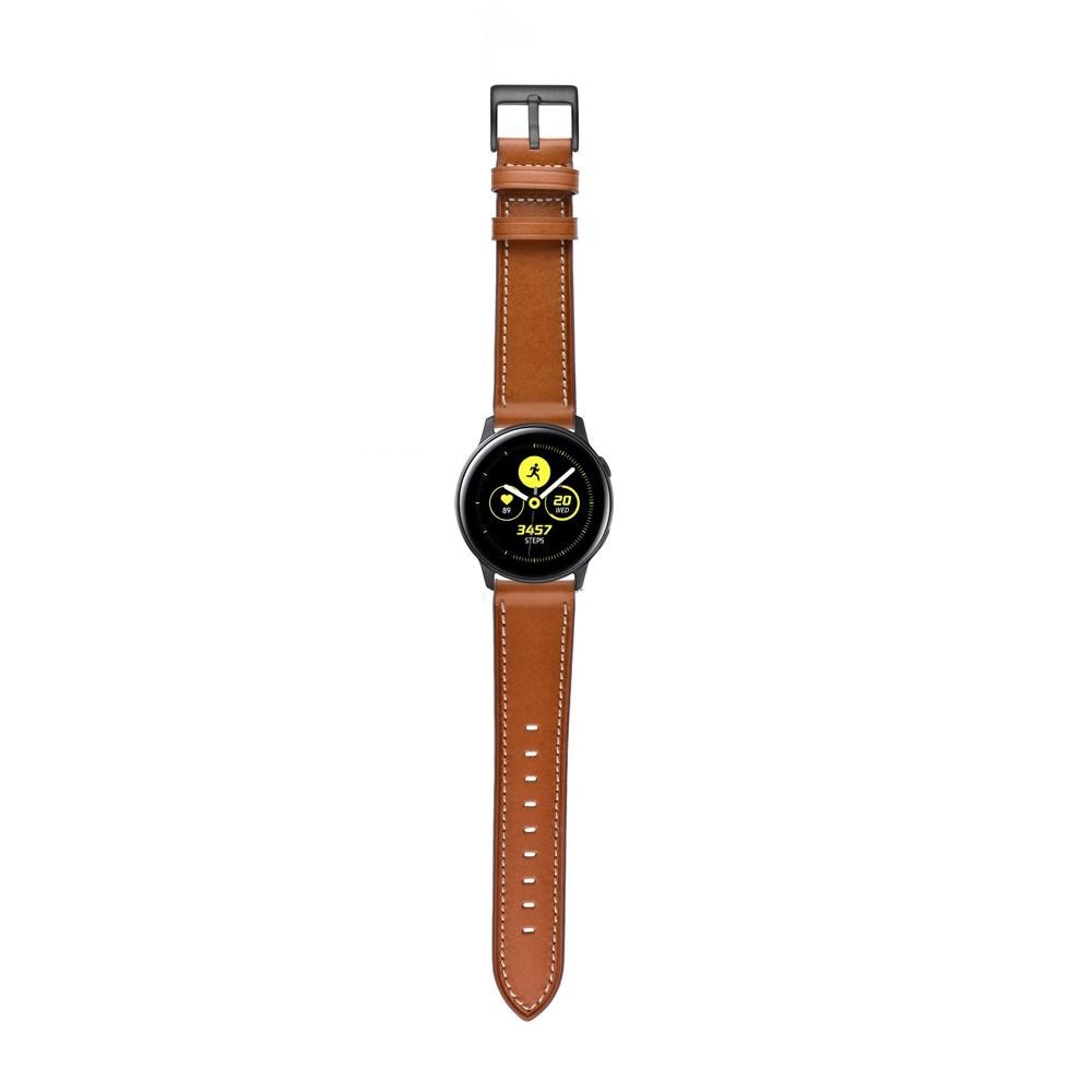 Samsung Galaxy Watch 42mm Leren bandje cognac