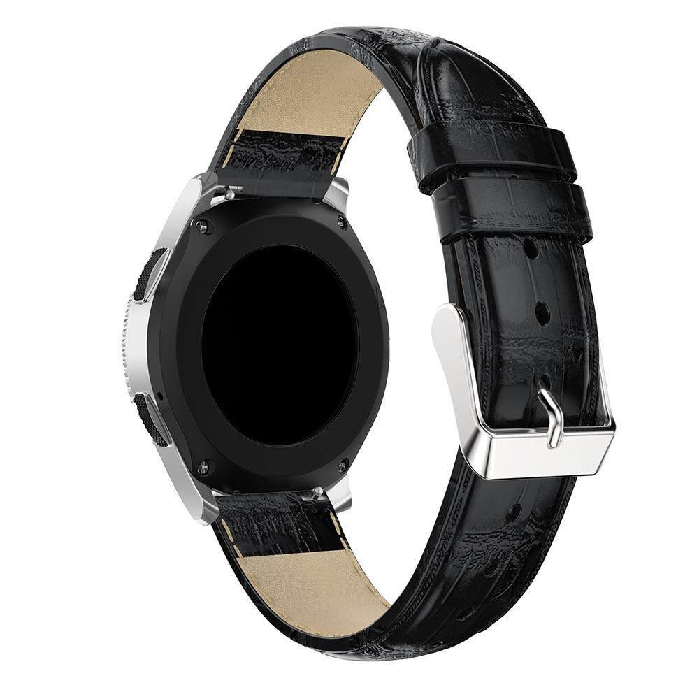 Xiaomi Watch S3 Leren bandje Krokodil zwart