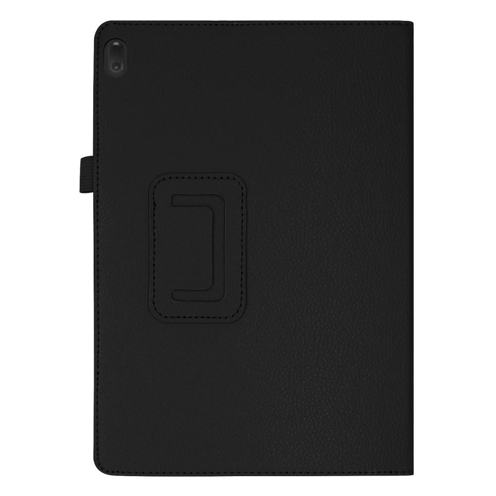 Lenovo Tab E10 Kunstleren hoesje Zwart