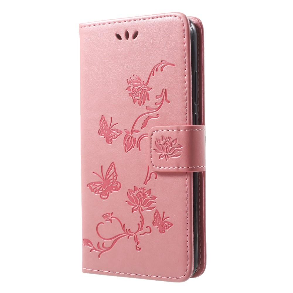 Huawei P20 Lite Leren vlinderhoesje Roze