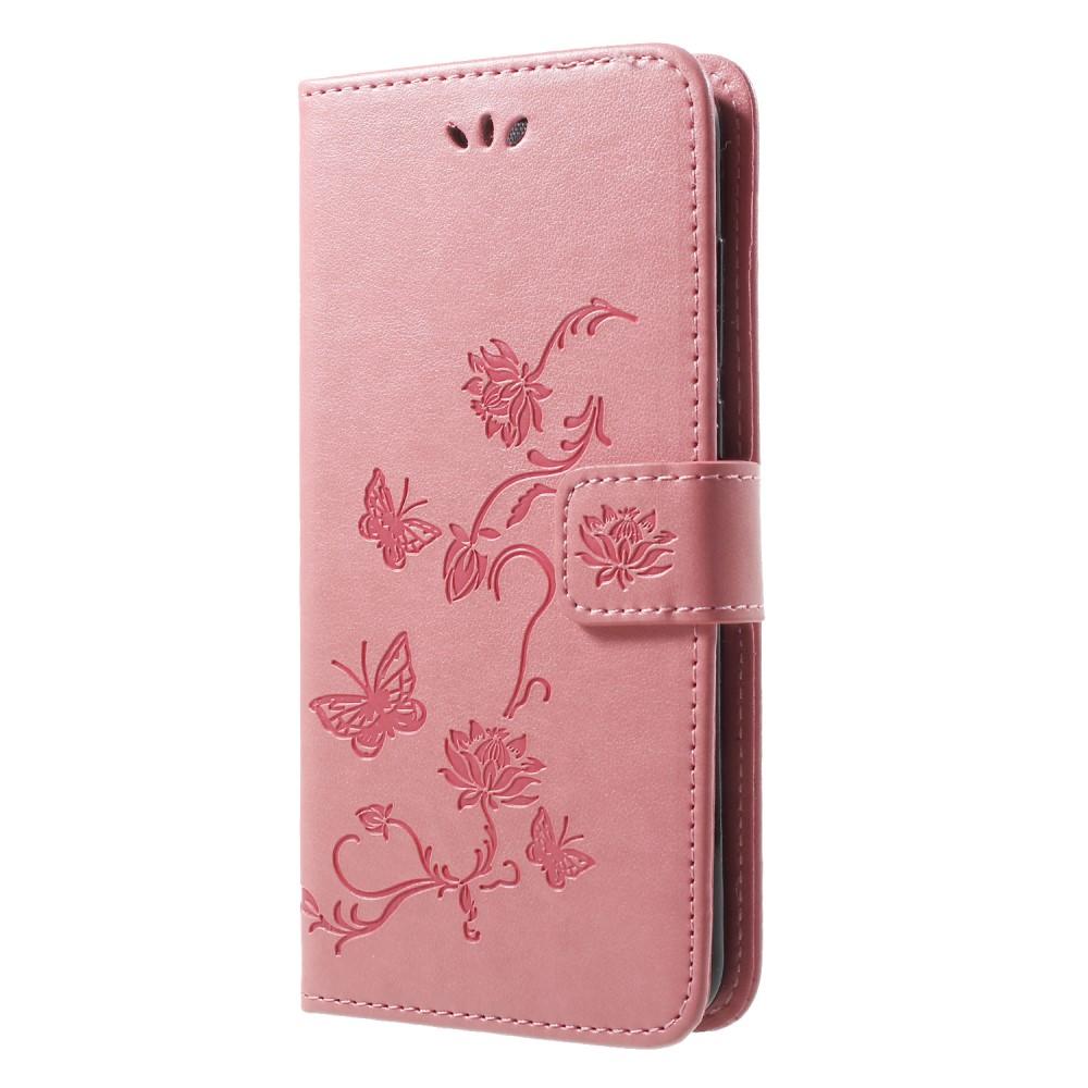 Huawei P20 Pro Leren vlinderhoesje Roze