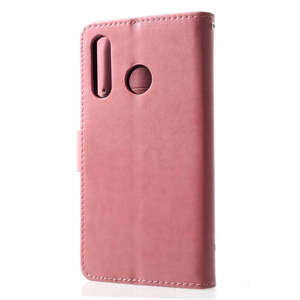 Huawei P30 Lite Leren vlinderhoesje Roze