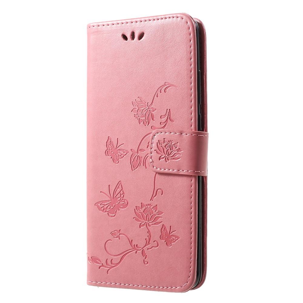 Huawei P30 Pro Leren vlinderhoesje Roze