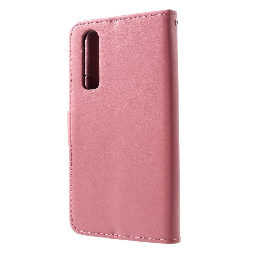 Huawei P30 Leren vlinderhoesje Roze