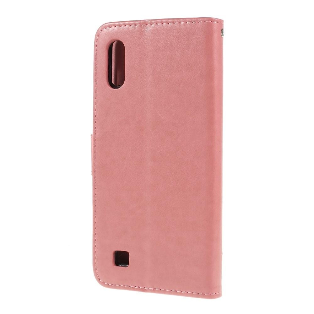 Samsung Galaxy A10 Leren vlinderhoesje Roze