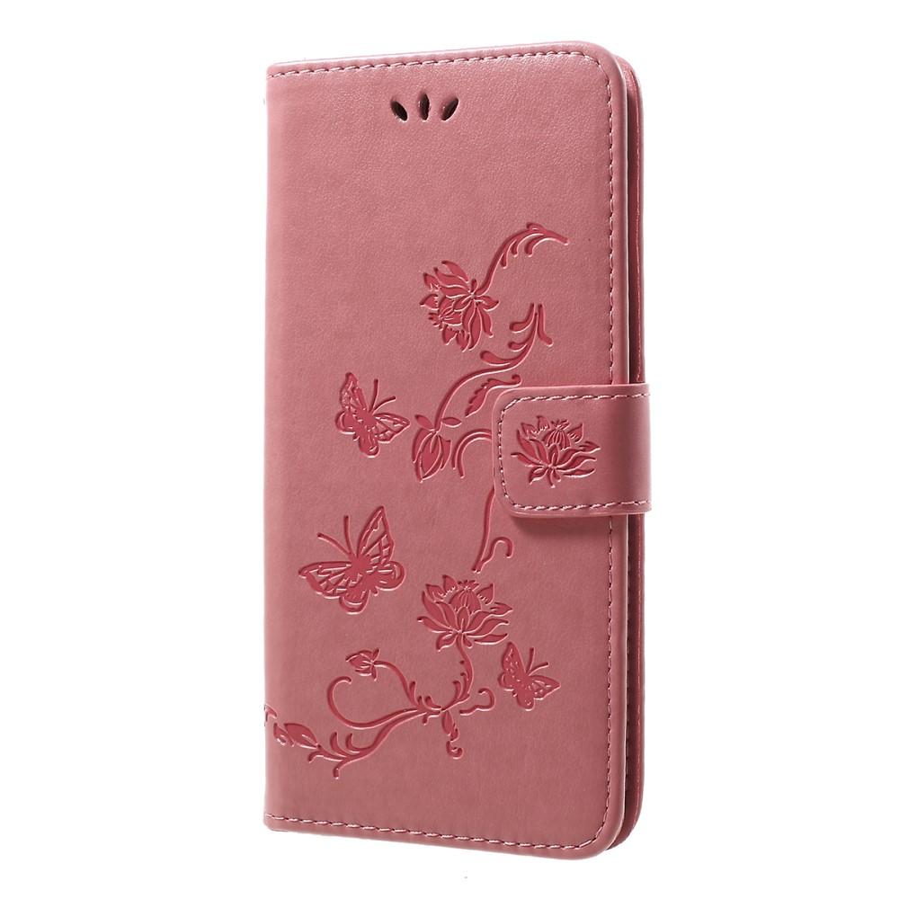 Samsung Galaxy A50 Leren vlinderhoesje Roze