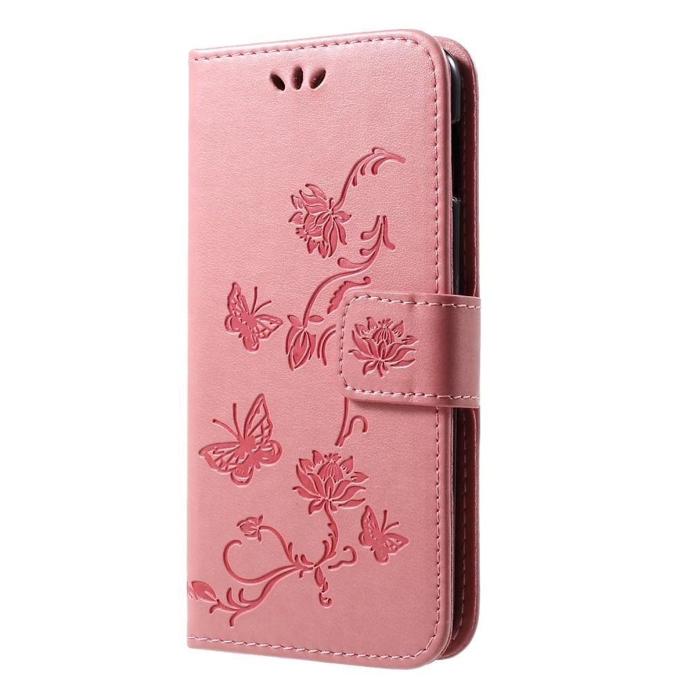 Samsung Galaxy S10e Leren vlinderhoesje Roze