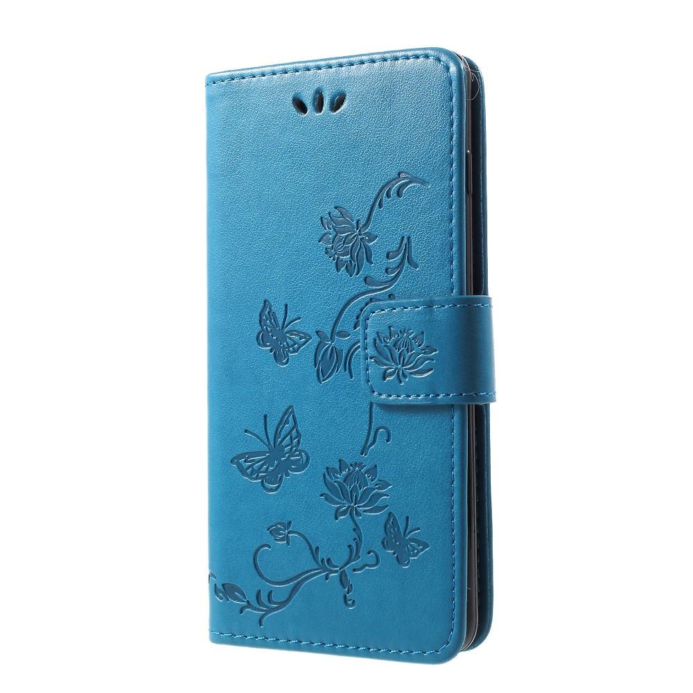 Samsung Galaxy S10 Plus Leren vlinderhoesje Blauw