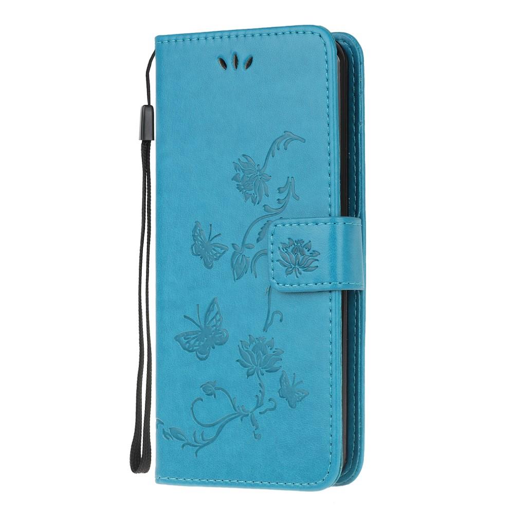 Samsung Galaxy S20 Leren vlinderhoesje Blauw